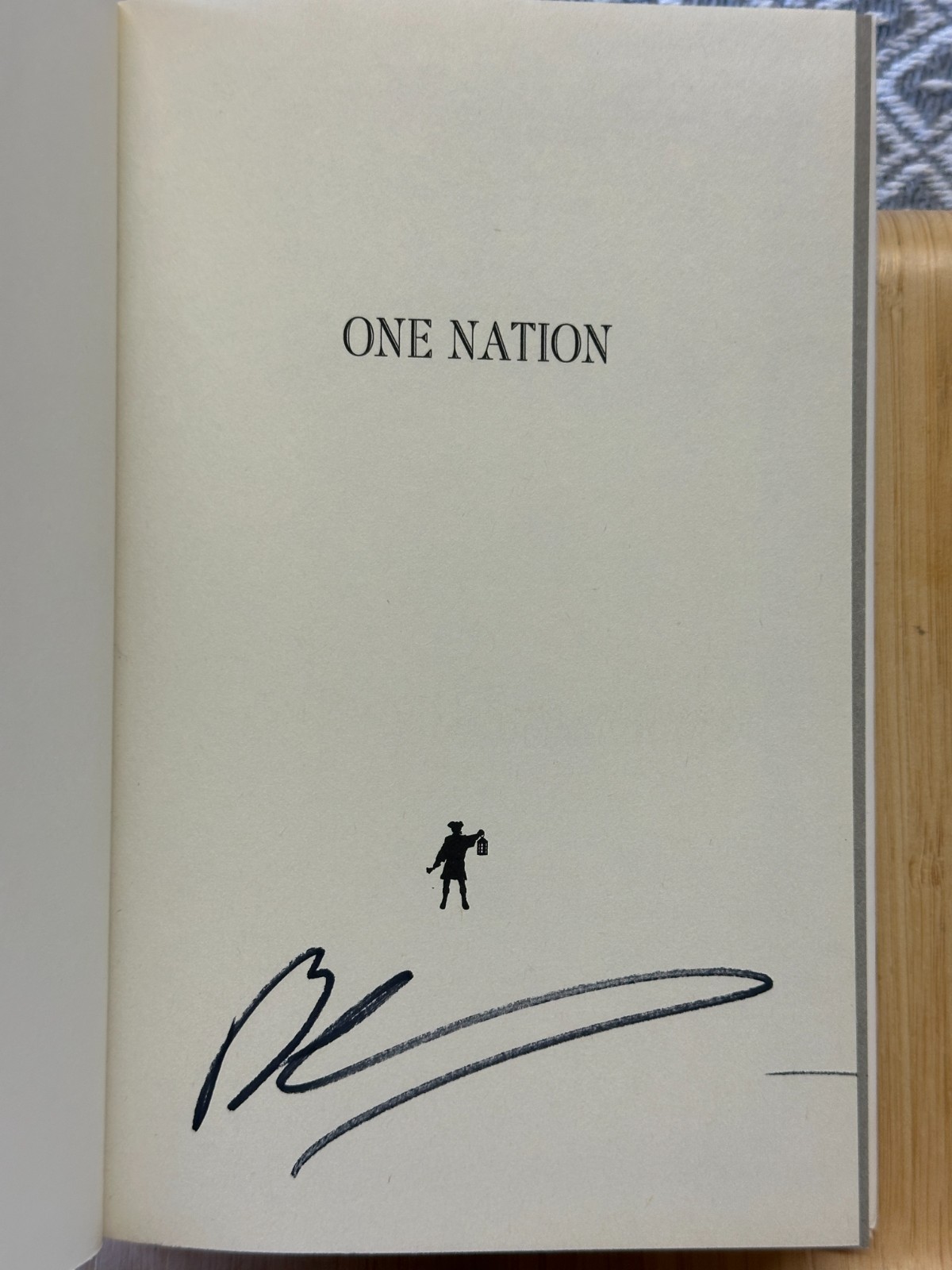 BEN CARSON Signed Book („ONE NATION“-2014 First Edition Hardback)