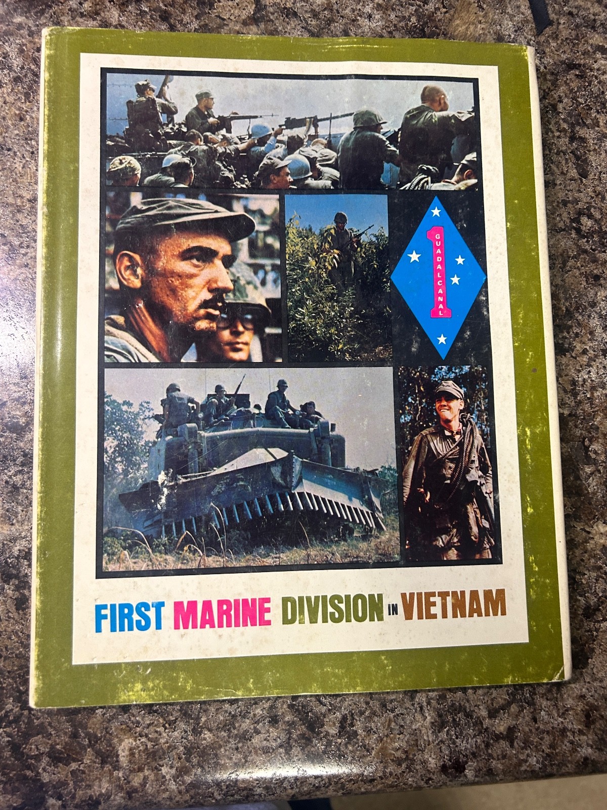First Marine Division in Vietnam 1967 1st Ed Edward Hymoff Hardcover Military