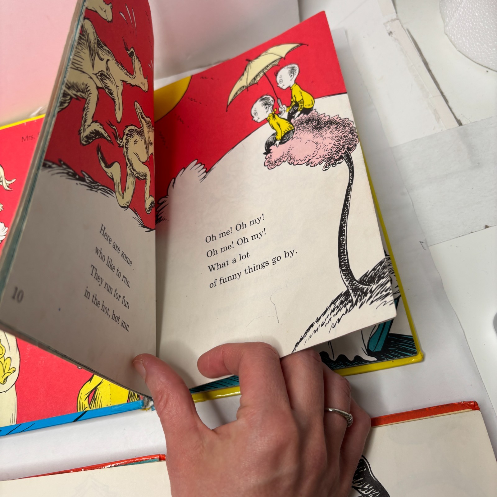 VTG Dr Seuss Books HC Lot ’38 500 Hats of Bartholomew Cubbins 1st Ed etc POOR