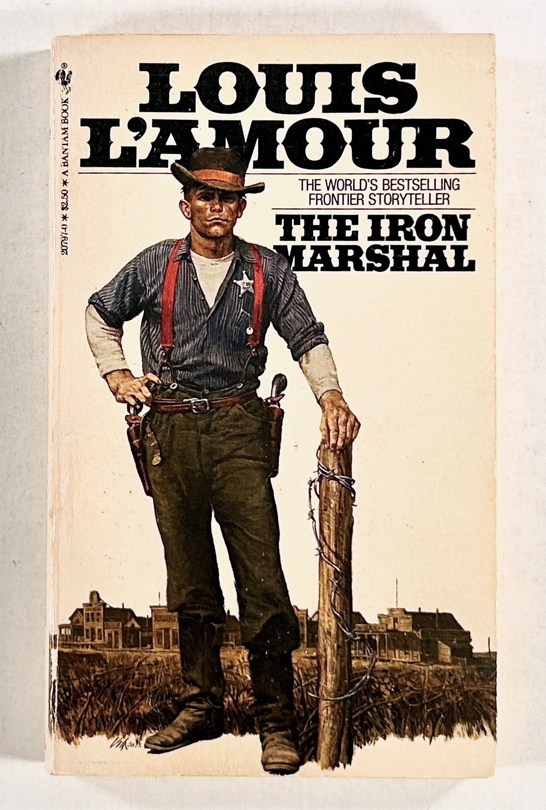 1981 Louis L’Amour THE IRON MARSHAL Western novel BANTAM BOOKS paperback
