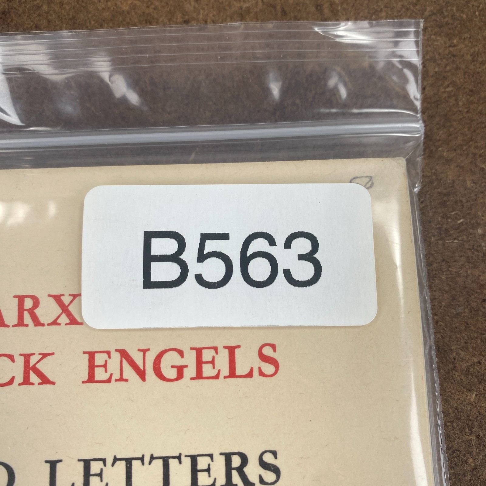 Marx Engels Selected Letters 1977 First Edition Foreign Languages Press PB