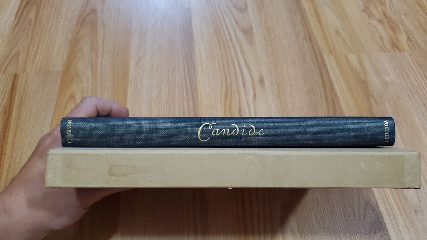 Candide Voltaire HC Hardcover Illustrated Slipcase Nonesuch Press 1939 Optimism