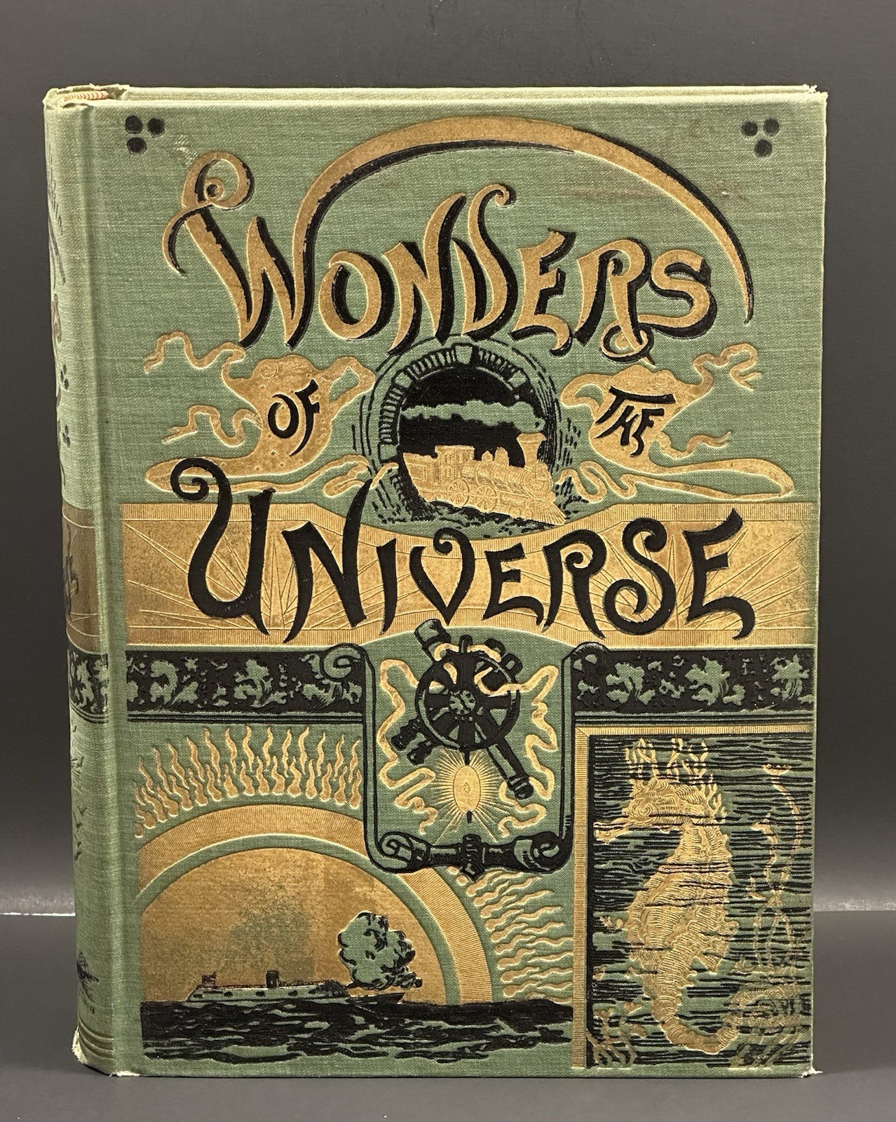 Wonders of the Universe Intro by Charles Barnard 1899 Werner Co Vtg Antique Book