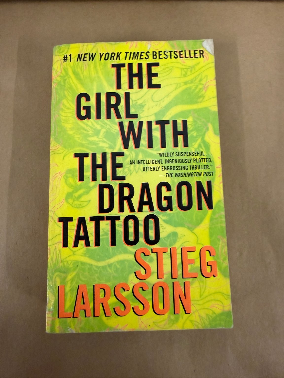 The Girl With The Dragon Tattoo Stieg Larsson Paperback Thriller