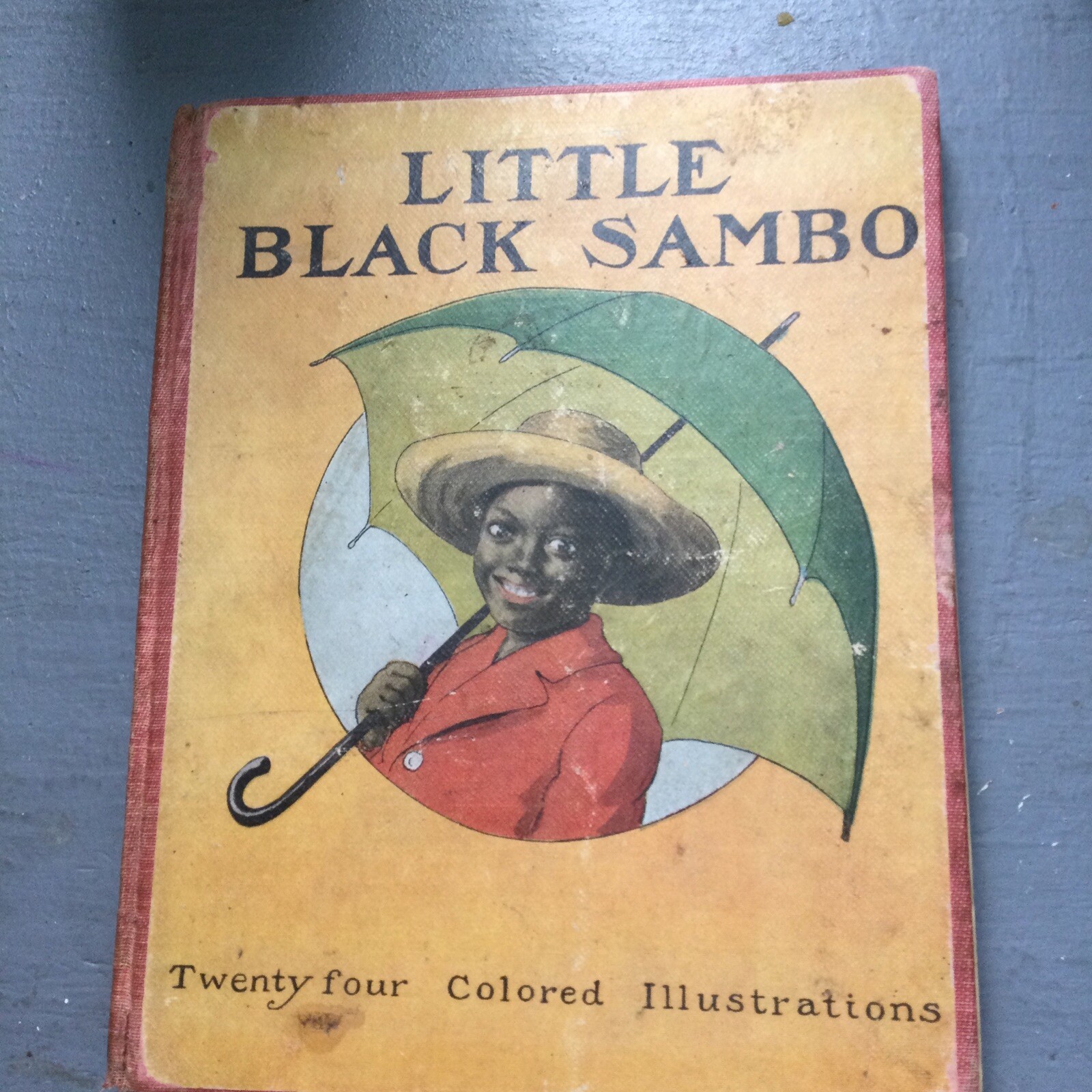 FIRST ED. 1919 HARDCOVER THE LITTLE BLACK SAMBO 24 Colored Illustrations HC