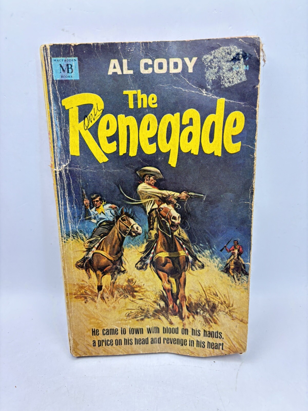 The Renegade By Al Cody Macfadden 1967 Paperback Vintage GOOD Condition RARE