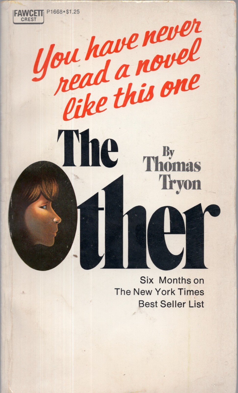 The Other by Thomas Tryon Vintage Mystery Horror Pulp Paperback 1972 1st VG