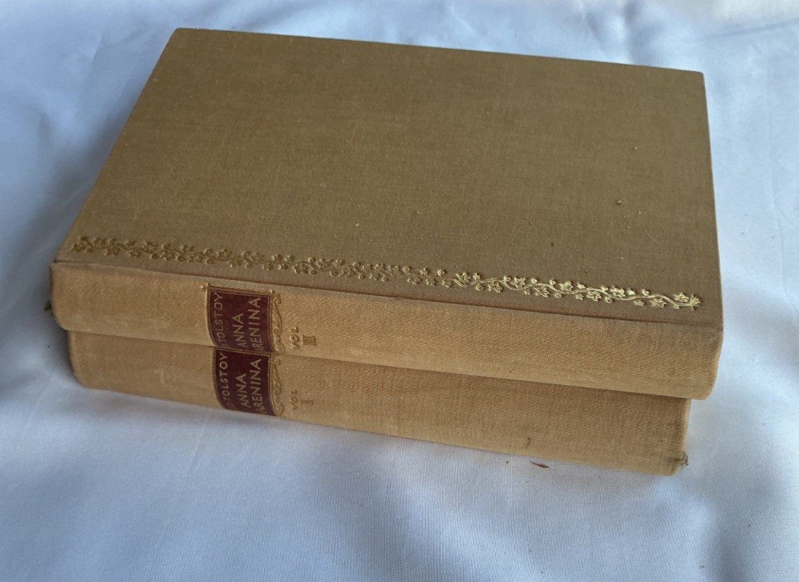 Anna Karenina by Leo Tolstoy – 1933 Two Volumes