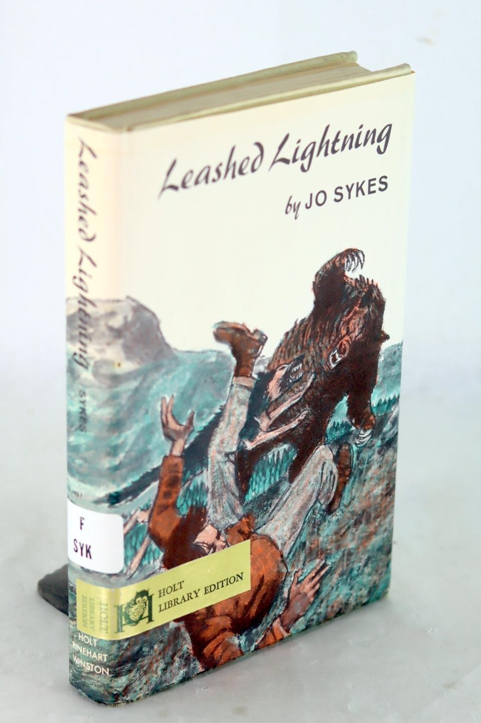 Jo Sykes 1st Ed 1969 Leashed Lightning Young Adult Dog Novel Hardcover w/DJ
