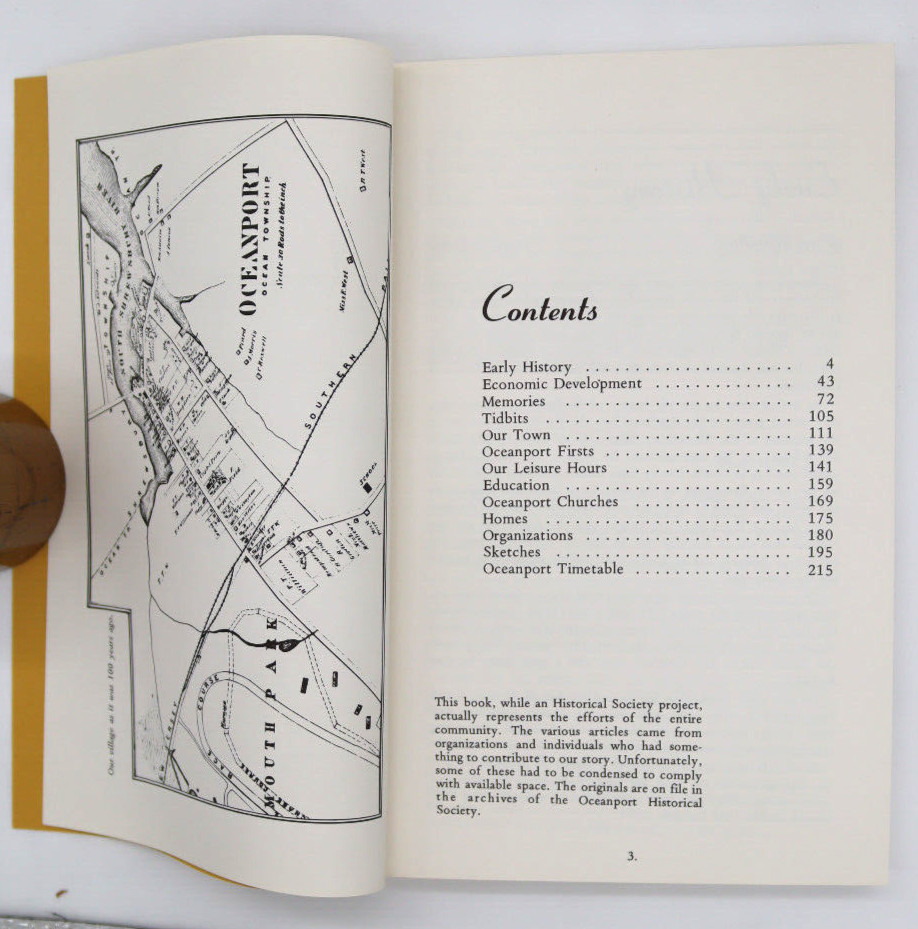 1970 Oceanport New Jersey 1920-1970 Softcover 1st Illustrated 224 Pages