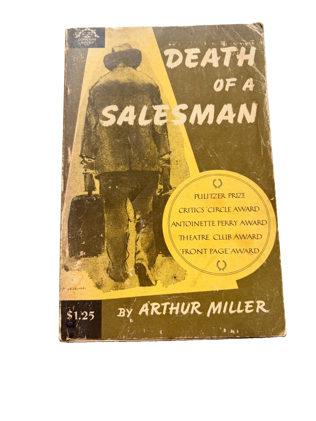Death of a Salesman Arthur Miller PB Viking Compass 1968 PULITZER Classic