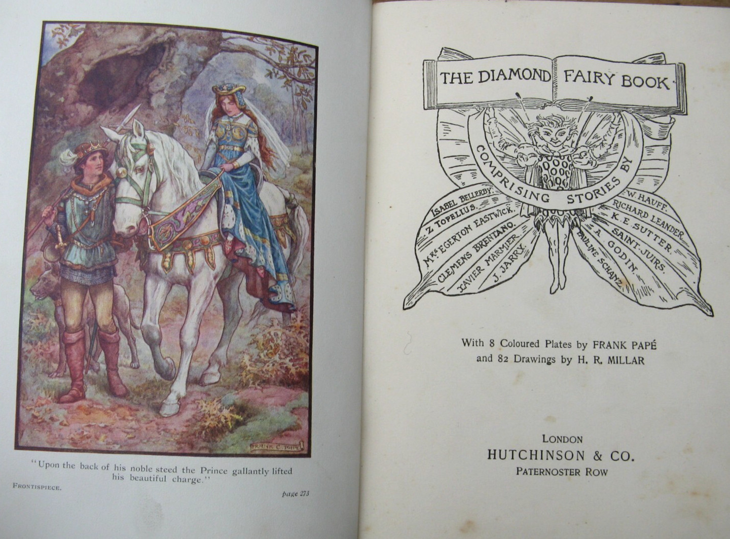 1912 The Diamond Fairy Book Harold Millar Rare Fairy Tales