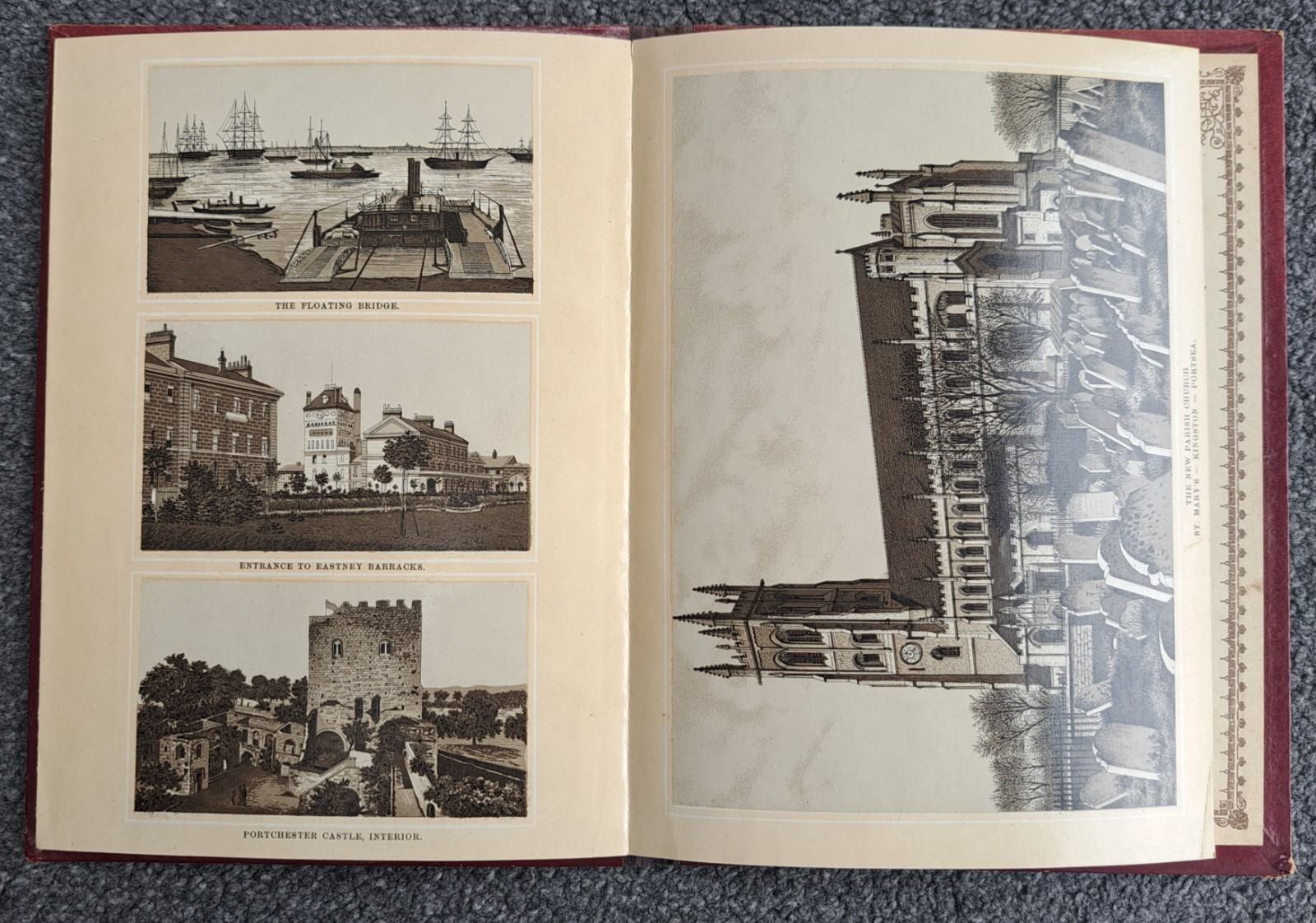 c.1890s album of Portsmouth & Southsea views Charles Reynolds & Co pier
