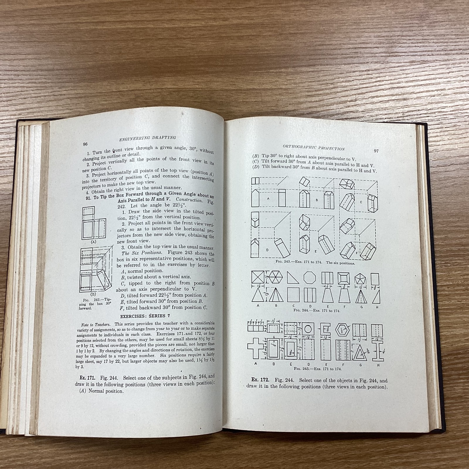 Engineering Drafting 1934 1st Ed 3rd Impression William Griswold Smith McGraw-Hi