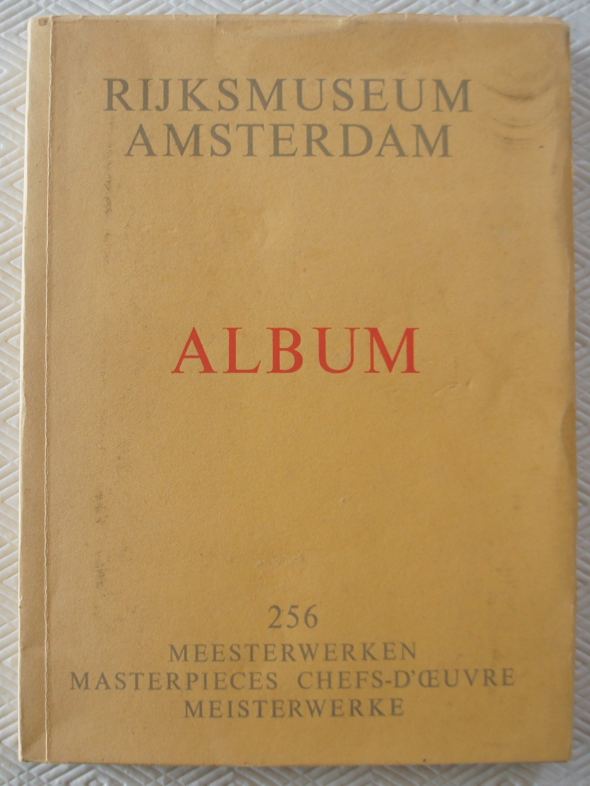 RIJKSMUSEUM AMSTERDAM ALBUM ANDERE 1952 256 MASTERWORKS