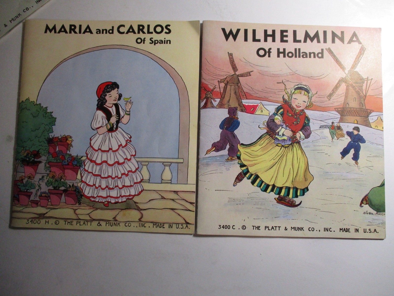 Four Foreign Cousins, 4 Books in this Box, Ninon MacKnight, Platt & Munk, 1937