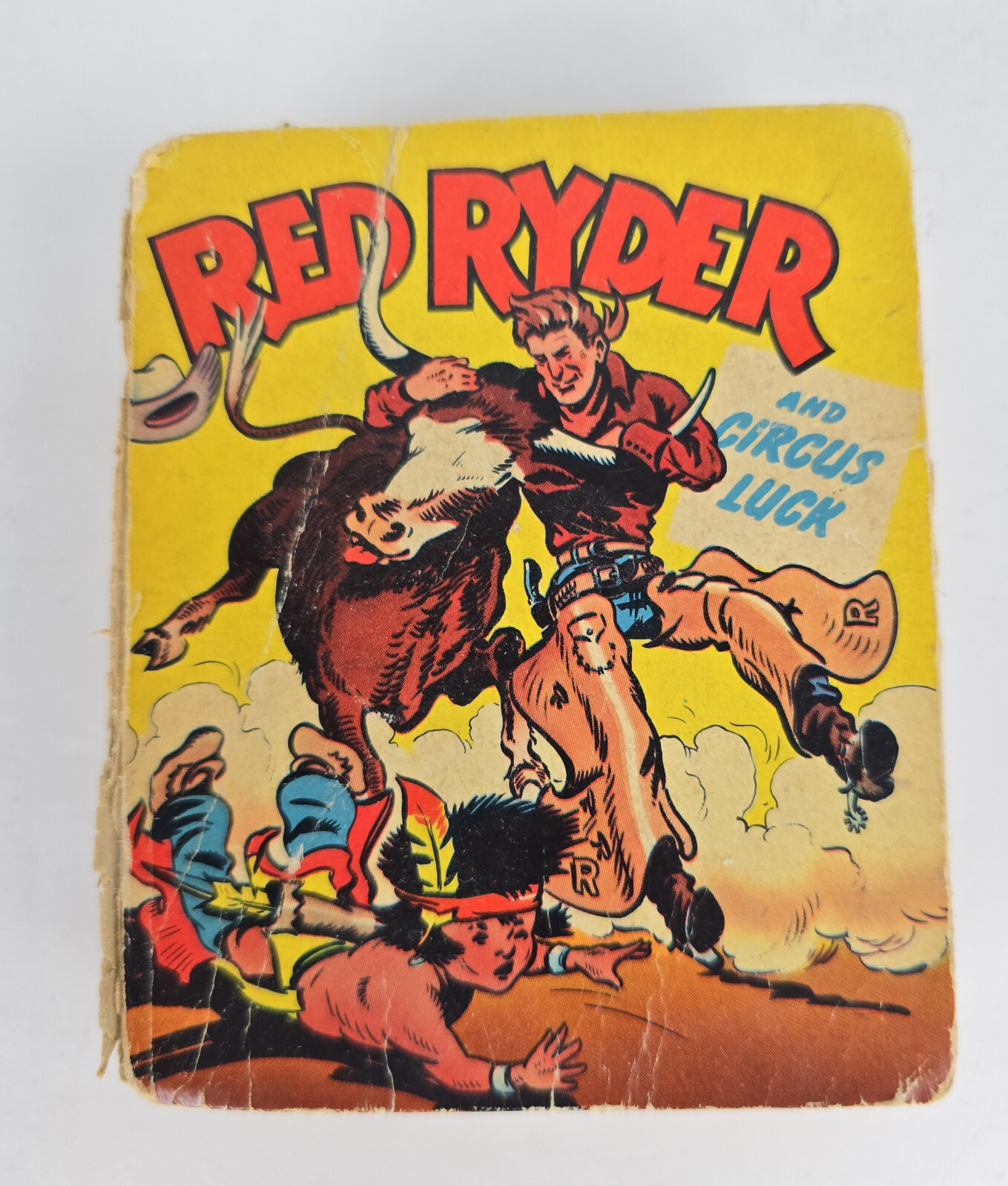 VTG 1949 Red Ryder & Circus Luck Better Little Book Whitman 1466 SPLINE DAMAGE (
