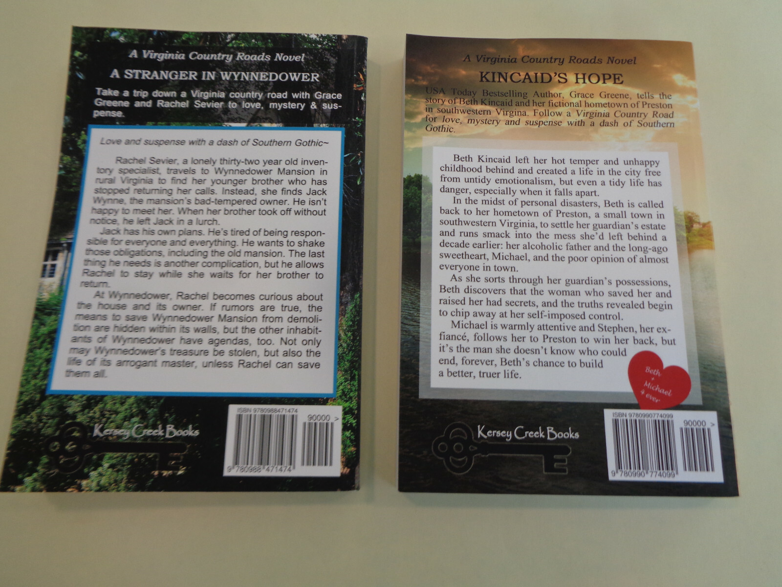 Grace Greene – Large Print Novels (2) Stranger in Wynnedower & Kincaid’s Hope