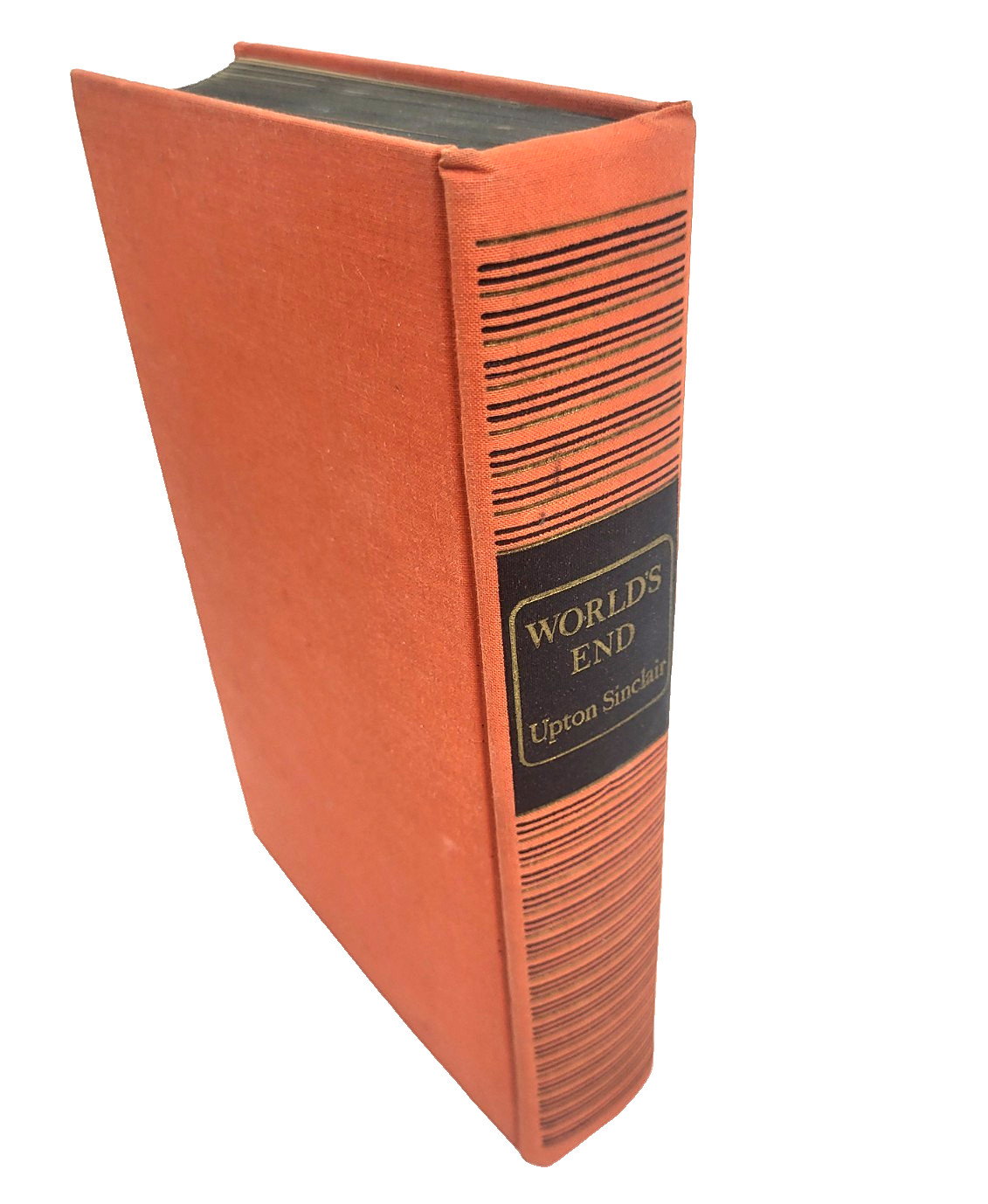World’s End by Upton Sinclair 1940 Vtg HC 1st Ed + Wings Intro Pamphlet Beecroft