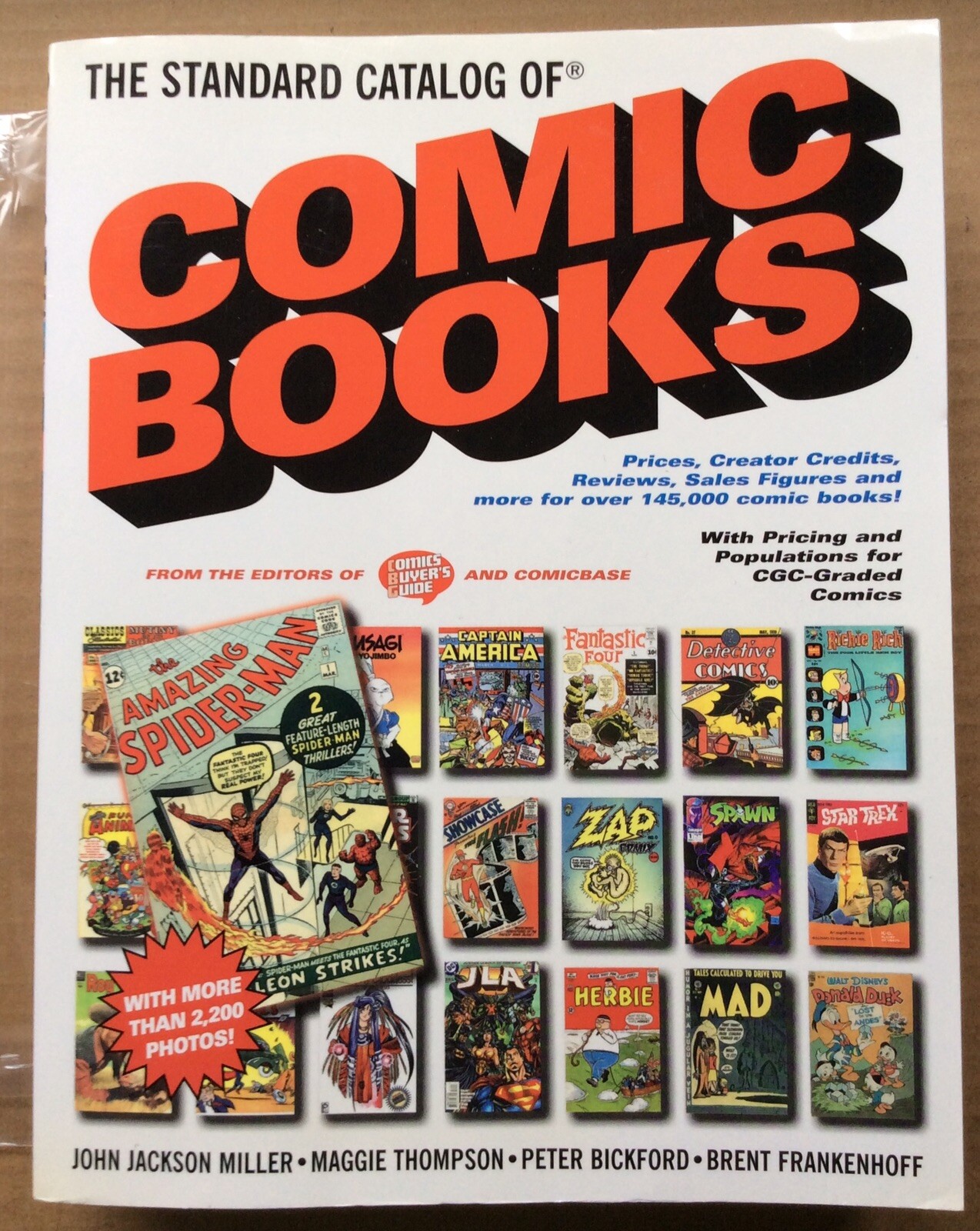 STANDARD CATALOG OF COMIC BOOKS (2002) Krause Publications
