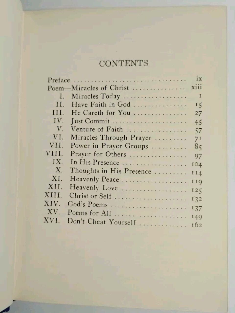 Miracles Through Prayer by E. D. Hettinger 1st Print Helmbold Hardcover 1960