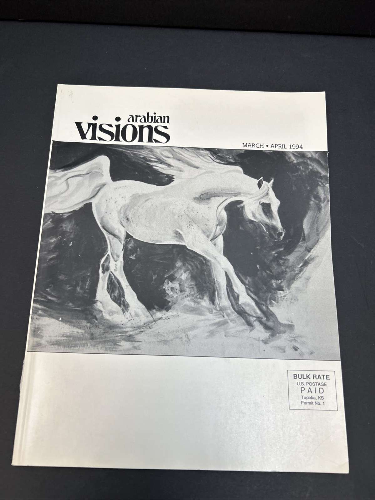 Arabian Visions Magazine Horse March – April 1994 Vintage