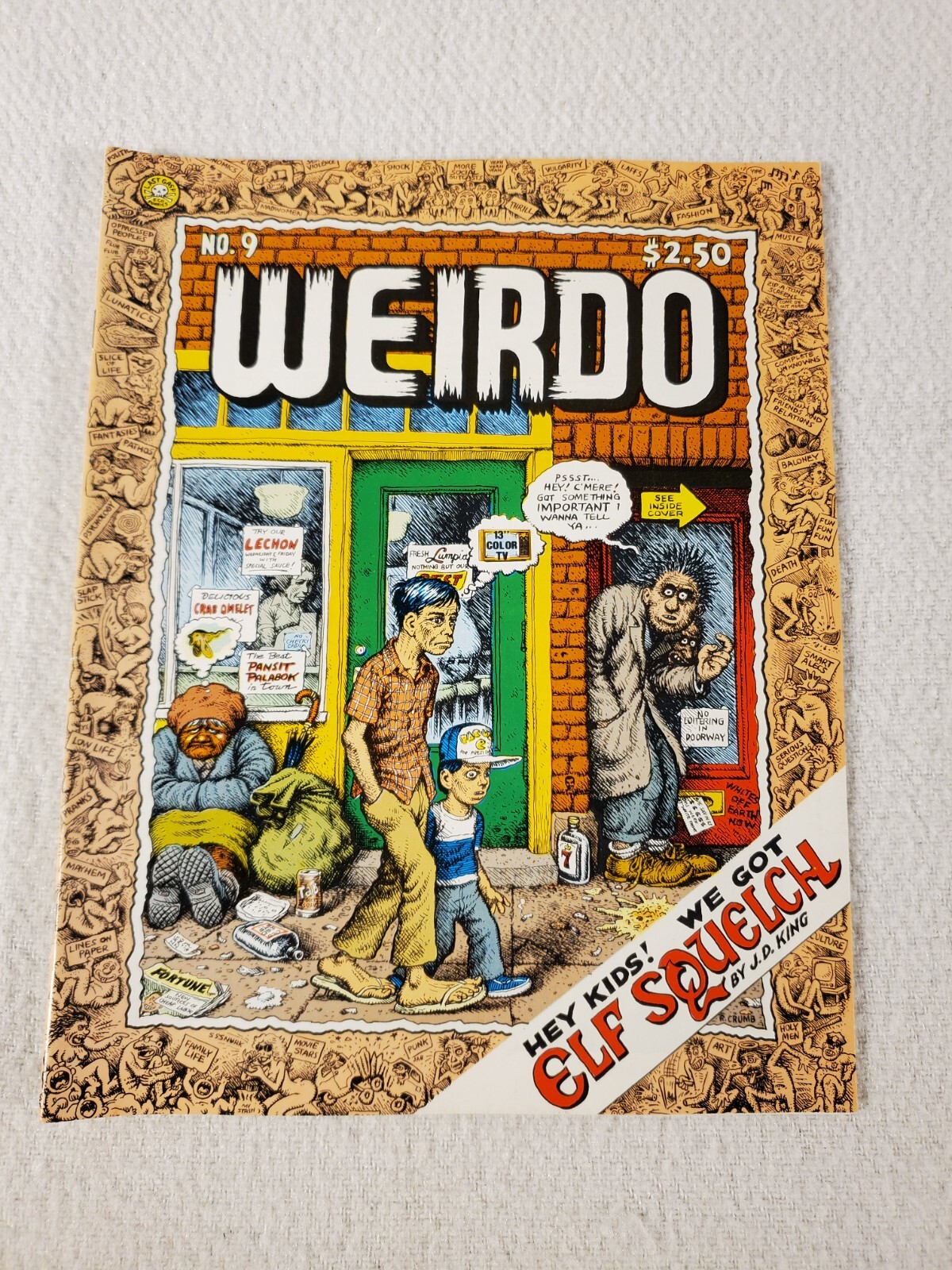 Vintage Last Gasp Magazines R Crumb Underground Comix ~ 1983 Weirdo #9