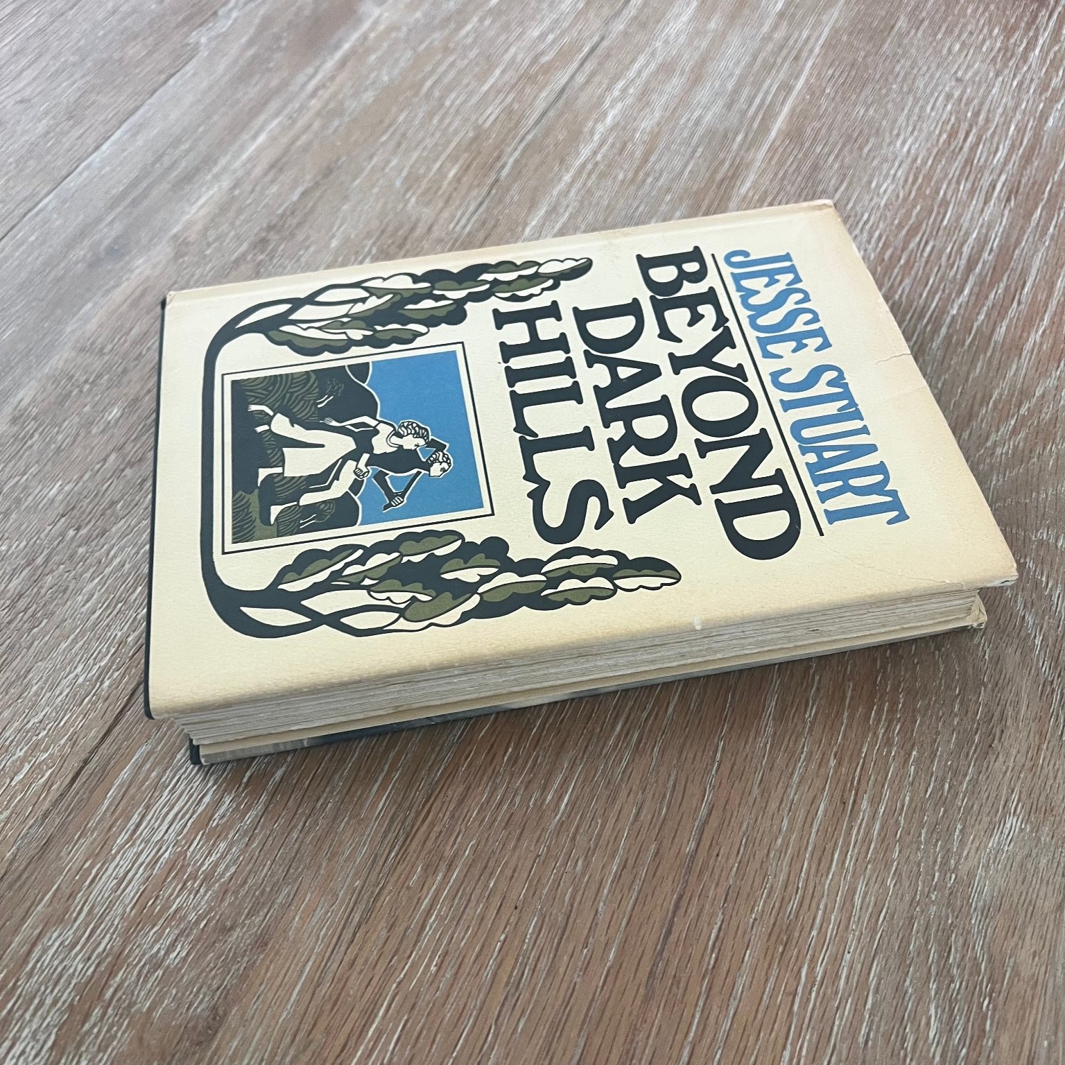 Beyond Dark Hills Jesse Stuart Signed Inscribed Woodcuts McGraw-Hill 1972