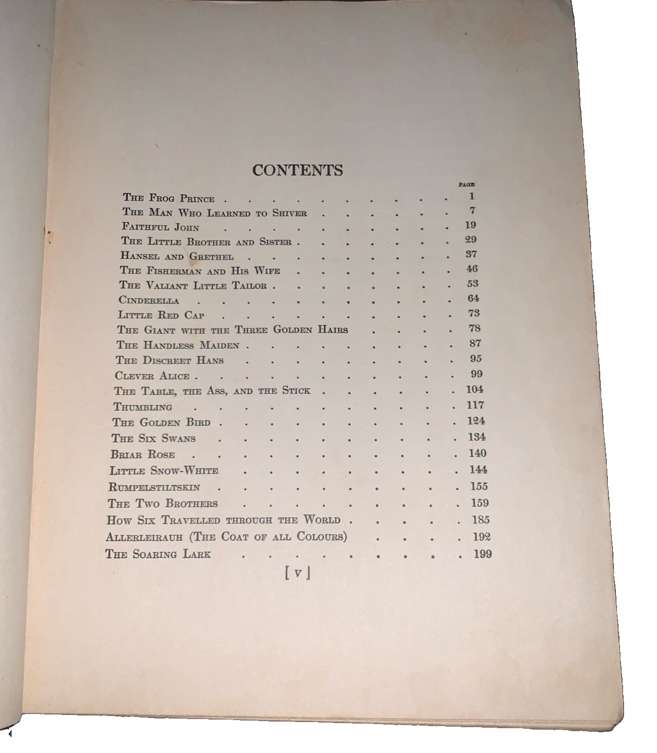 “ GRIMM’S FAIRY TALES “ 1942 HC/ELENORE ABBOTT ILLUSTRATIONS