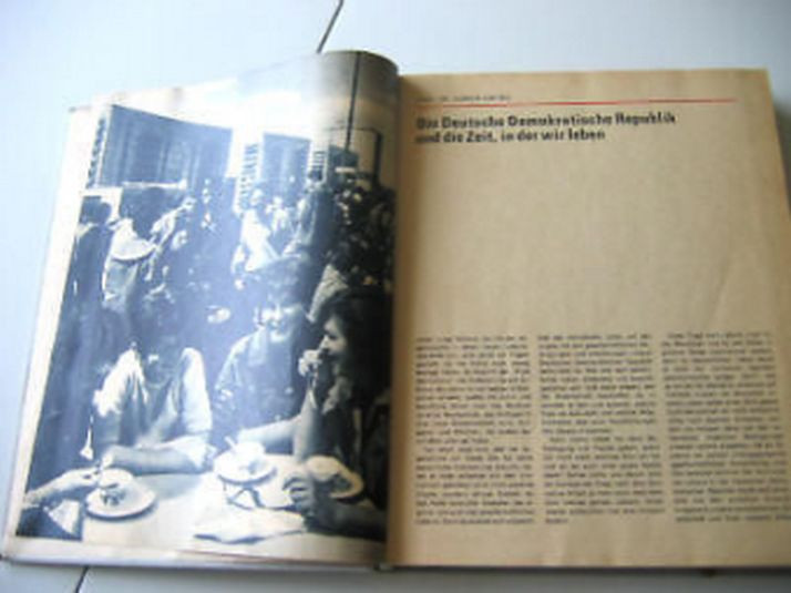 Old book dedicated to the consecration of youth by the Central Committee GDR