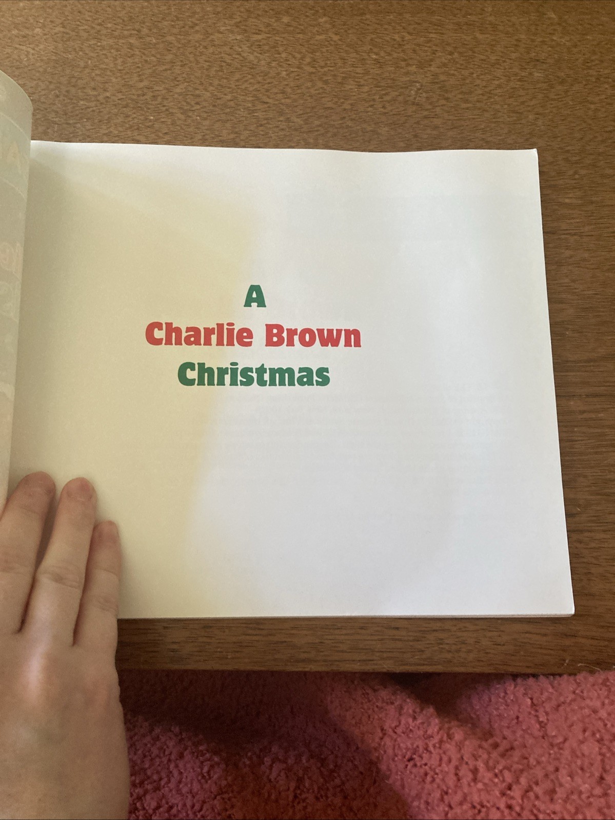 Peanuts A Charlie Brown Christmas Vintage Children’s Book 2001 First Edition