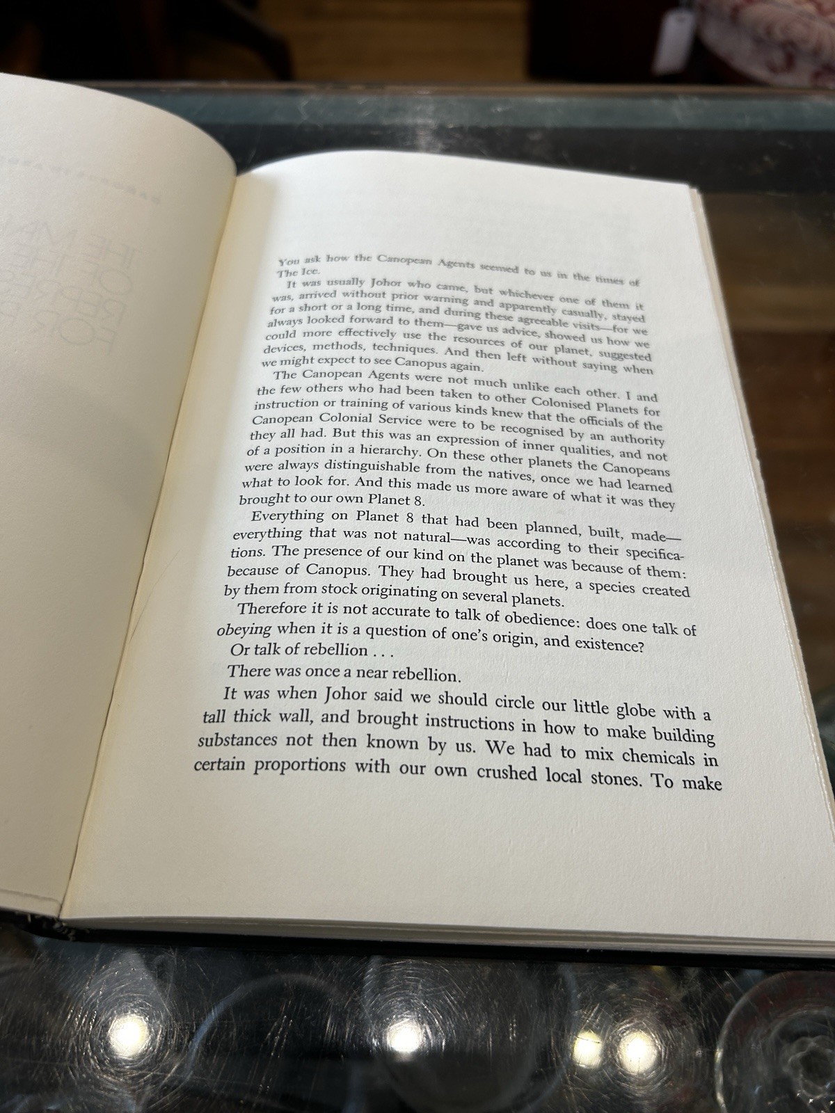 Doris Lessing / Canopus in Argos Archives Vols 4 – 1982 – 1st Edition HC/DJ