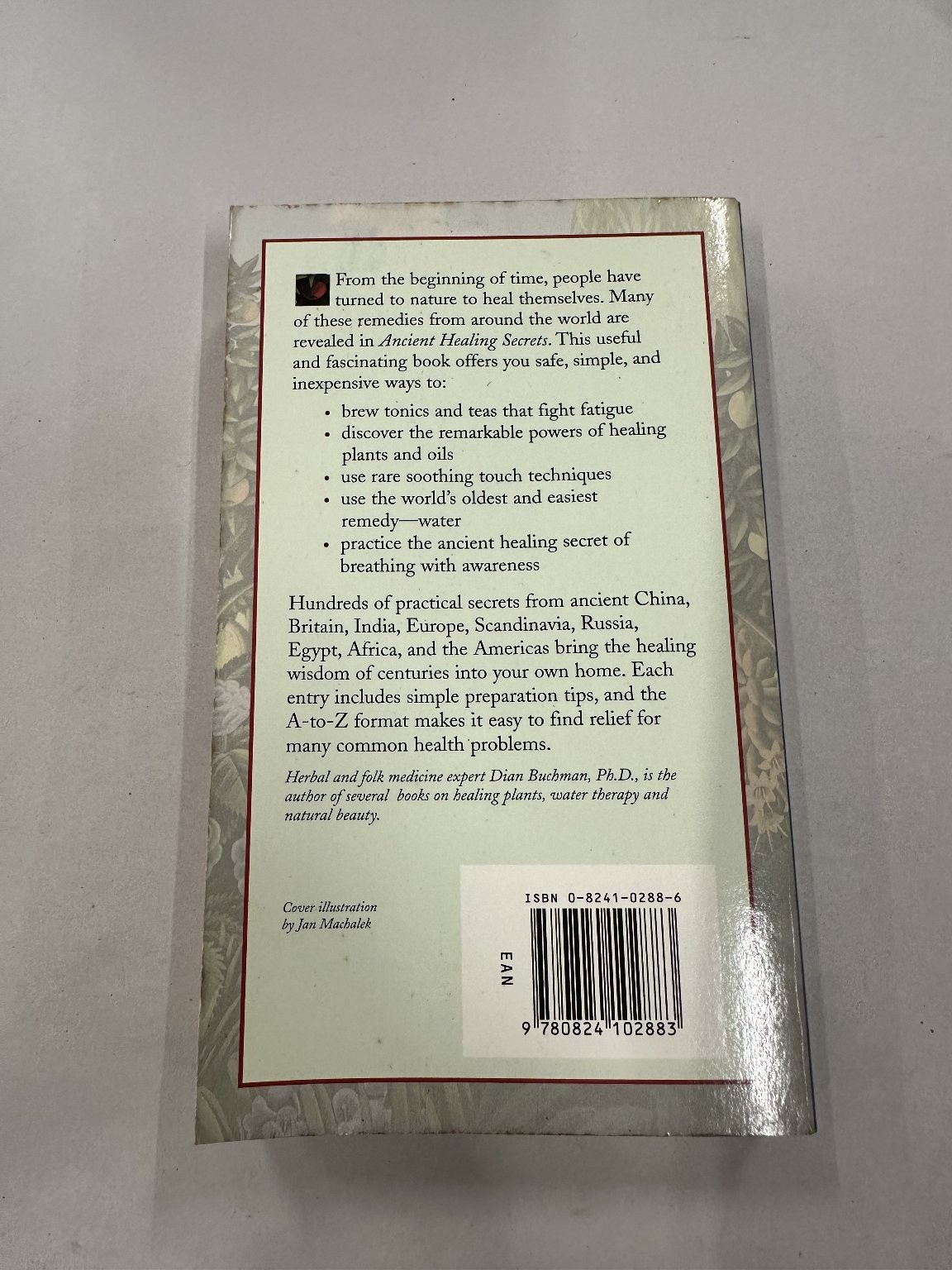 Ancient Healing Secrets Dian Dincin Buchman 1990 Herbal Folk Medicine
