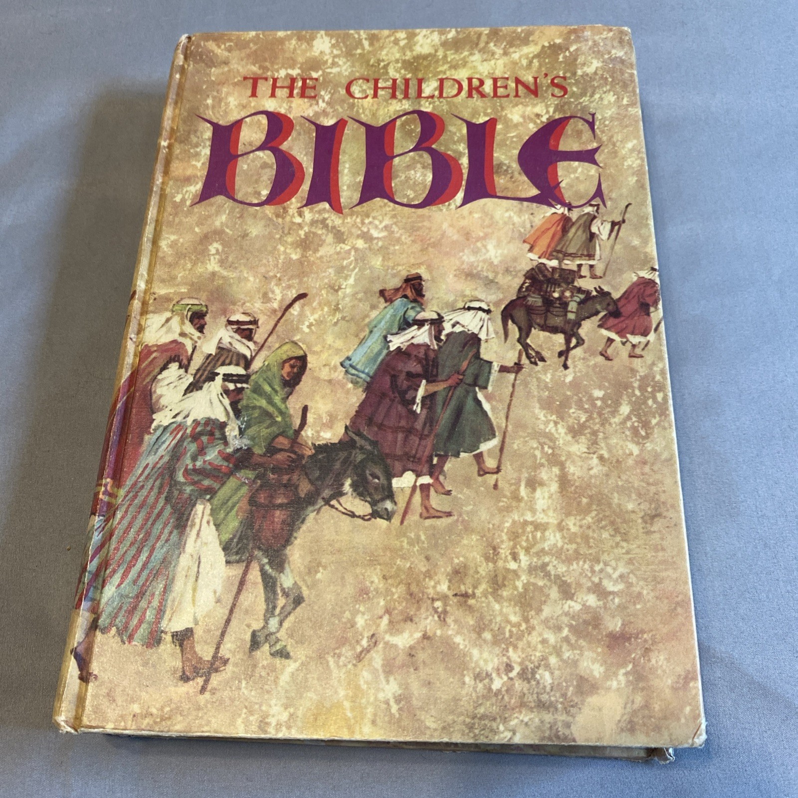 Vintage 1965 The Children’s Bible Hardcover Golden Press Illustrated 510 Pages
