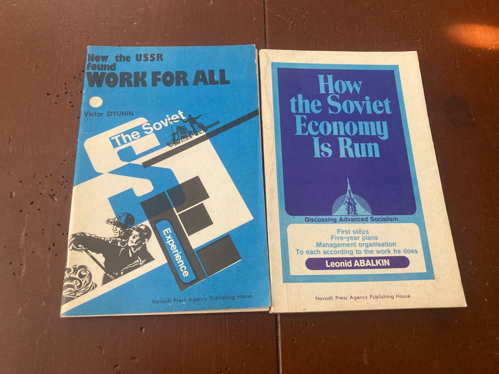 Vintage Communism Books How The USSR Found Work for all & How the Economy is Run
