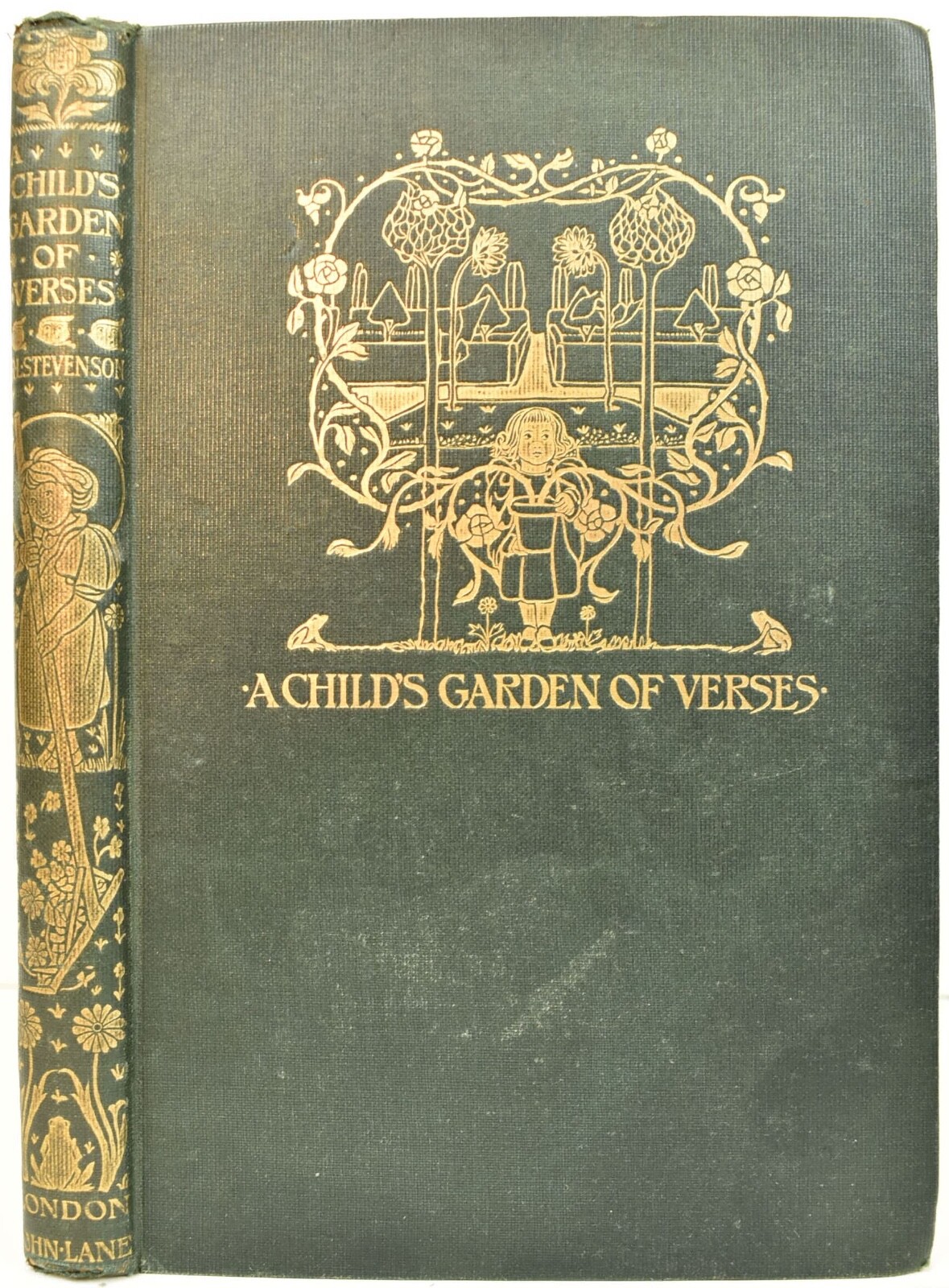 1896 CHILD’S GARDEN OF VERSES RL STEVENSON Charles Robinson Illustrations VG