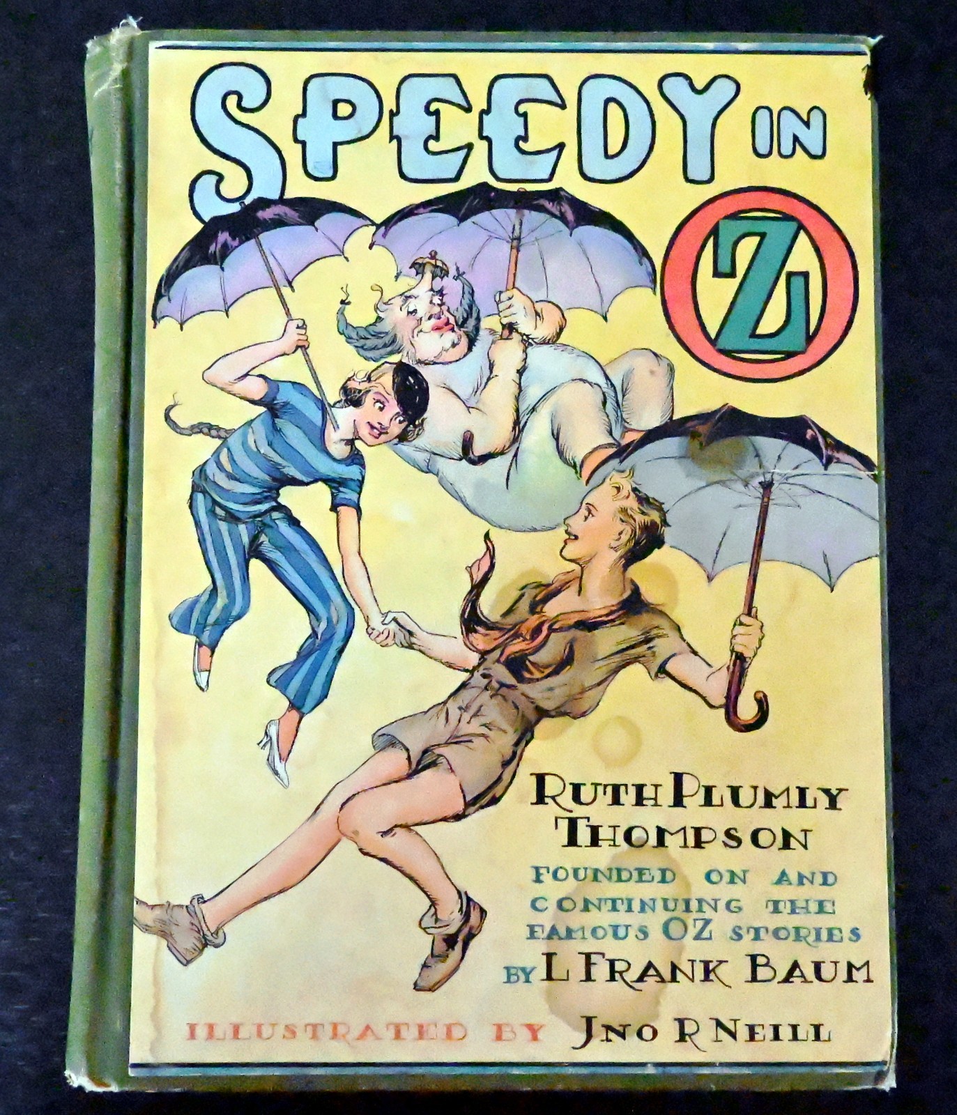 SPEEDY IN OZ; Thompson for Baum, Reilly + Lee, Neill, FIRST EDITION 12 color pgs