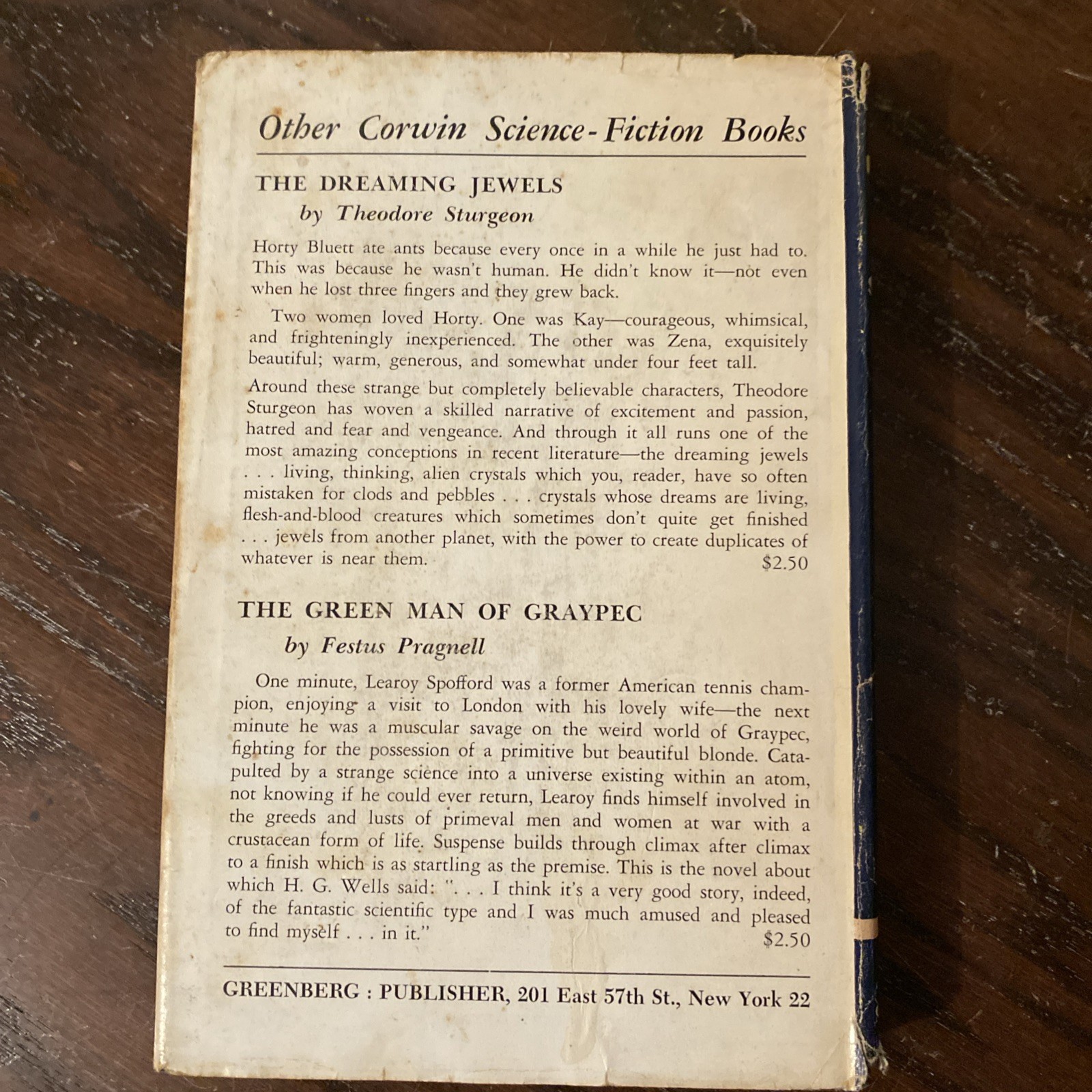 The House That Stood Still by A. E. van Vogt HC Dust Jacket First Printing 1950