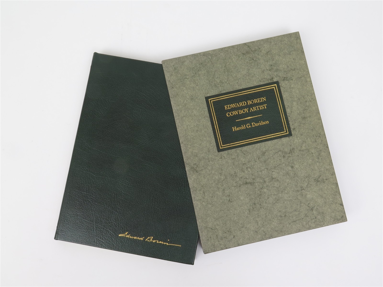 Edward Borein Cowboy Artist Leather Ed. 1974 Signed by Author Harold Davidson