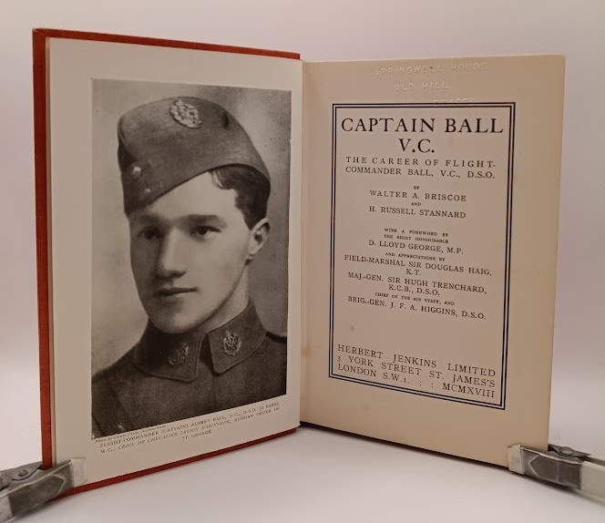 Captain Ball VC Royal Flying Corps First Great World War WW1 Aviation Ace