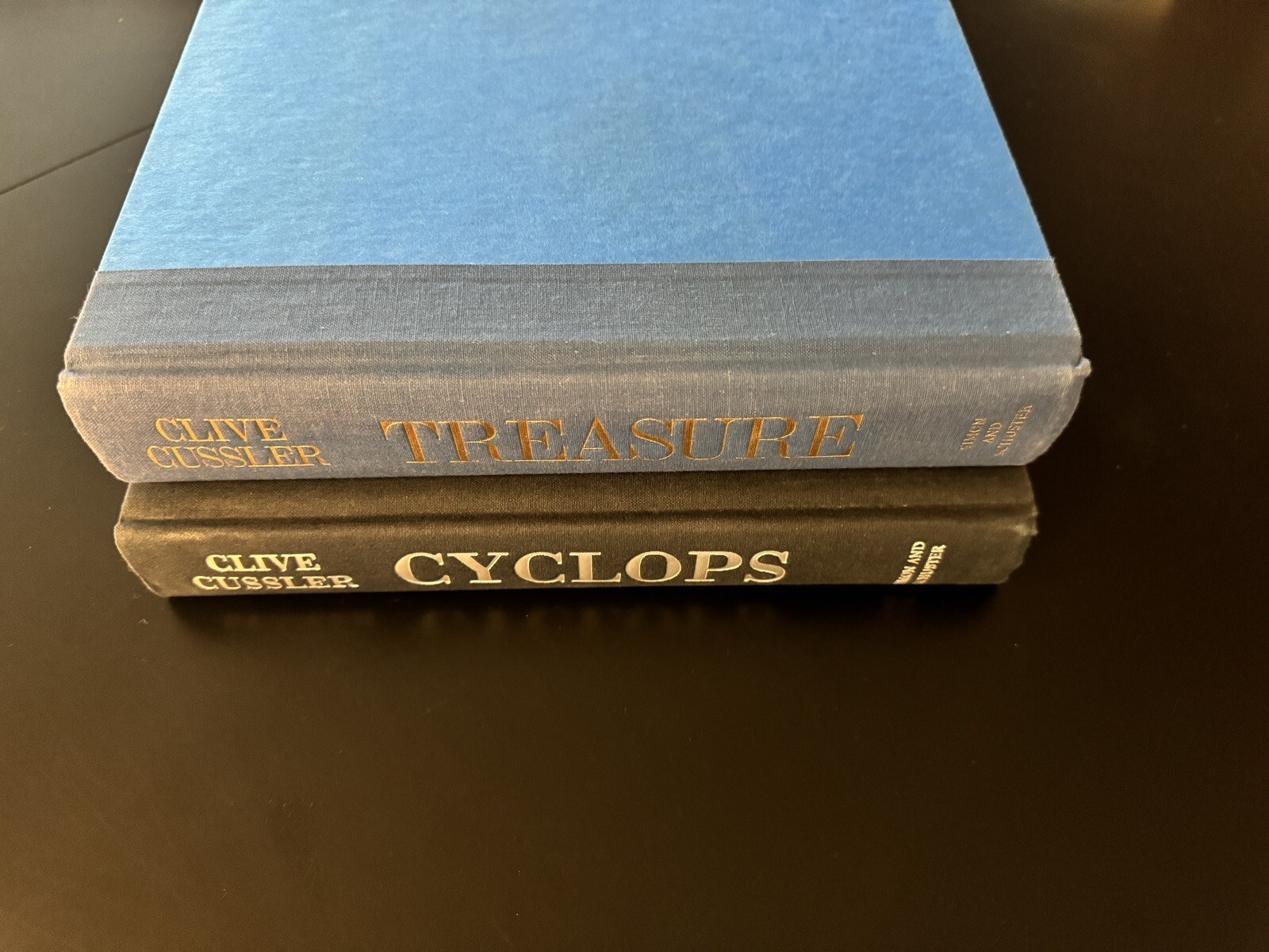 CLIVE CUSSLER – Cyclops Treasure-SIGNED 1st printing-1986 1988 P2