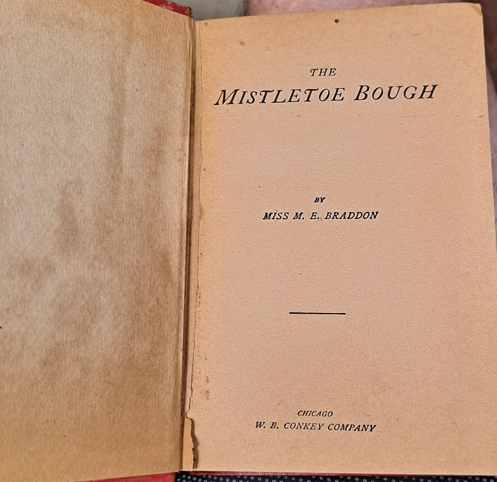 Mistletoe Bough ed by M. E. Braddon 1879 Ghost Stories