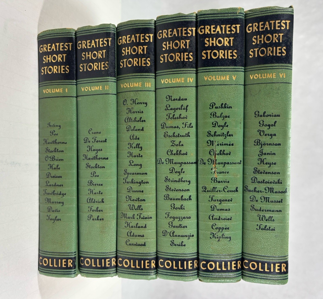 GREATEST SHORT STORIES COLLIERS 1953 VOLUMES 1-6 COMPLETE SET
