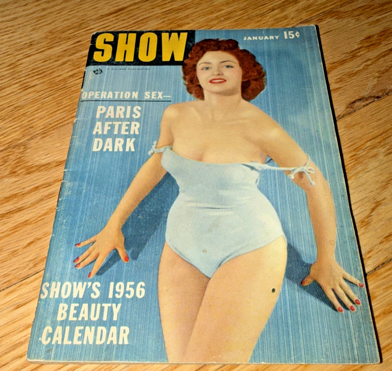 January 1956 SHOW The Magazine of Entertainment – Paris /DUNNINGER / KING FAROUK