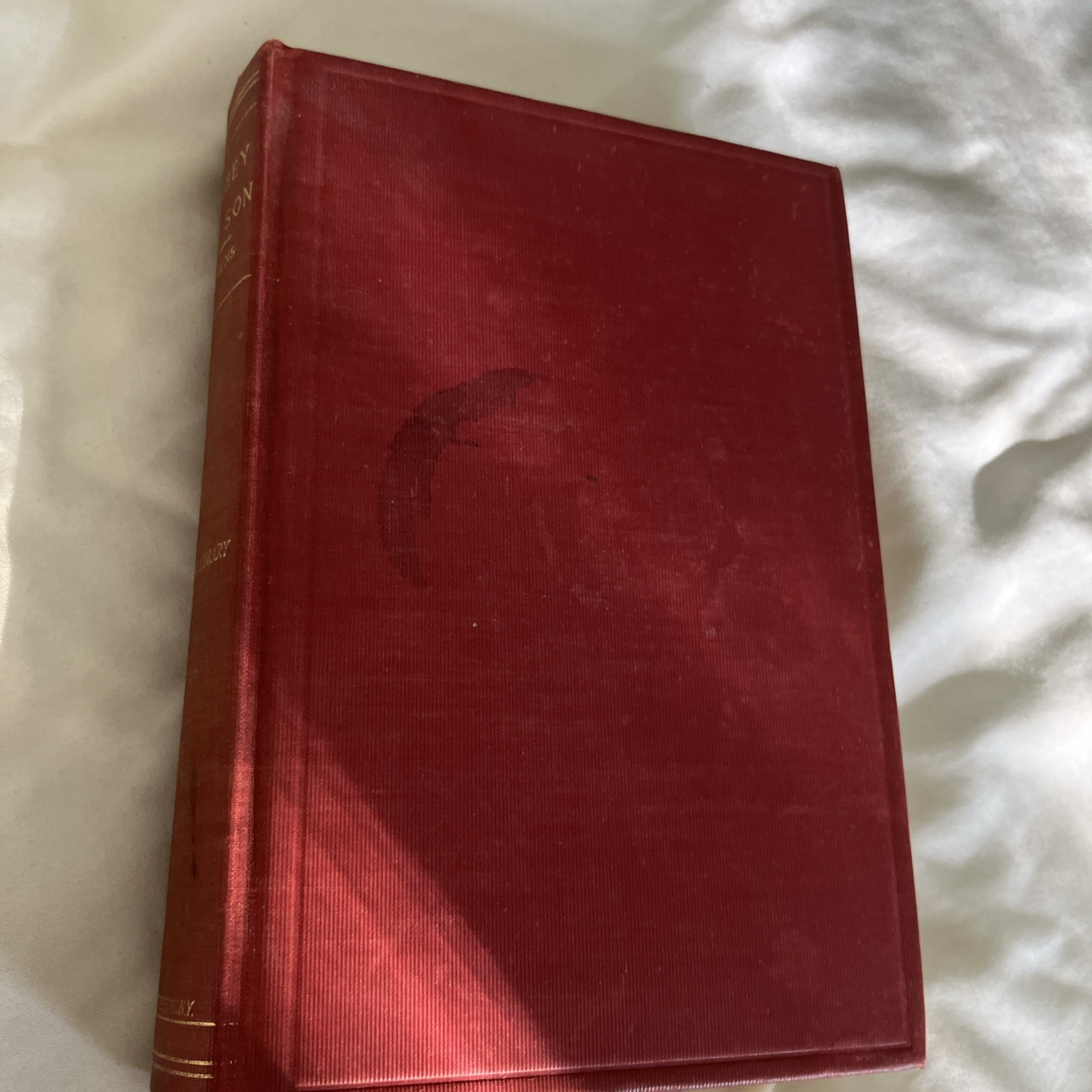 Dombey and Son by Charles Dickens A.L. Burt Company. Original Frontispiece