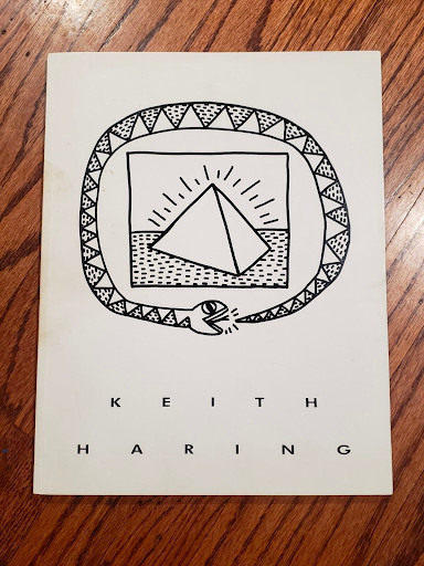 Keith Haring A Memorial Exh. Early Works on Paper 1990 w/ Original Notes OOAK