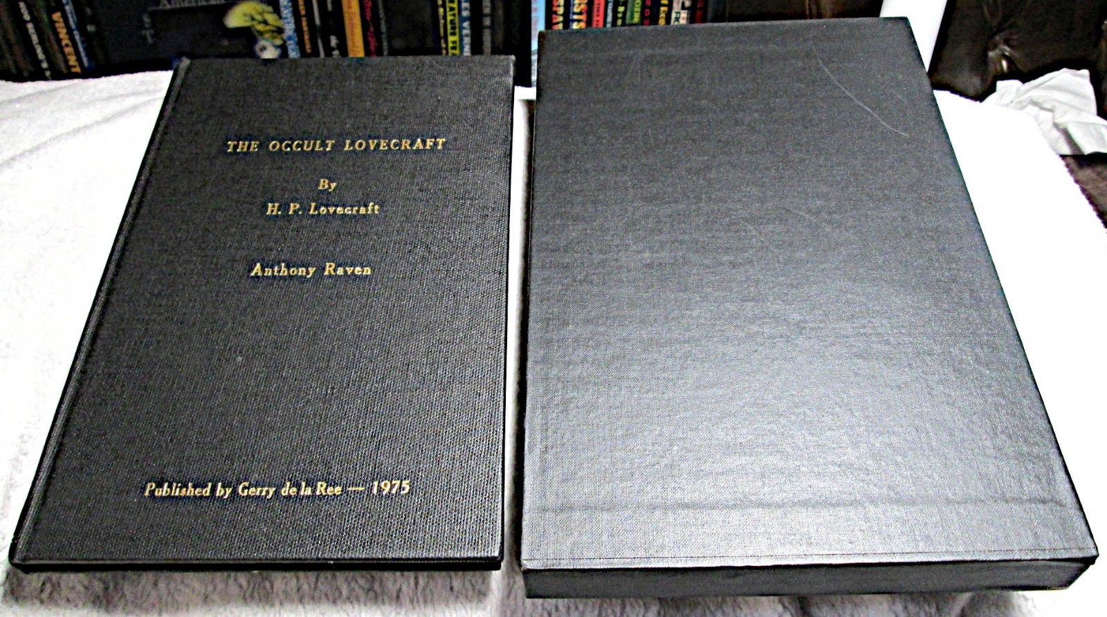 THE OCCULT LOVECRAFT Ltd HARDCOVER Anthony Raven GERRY DE LA REE 1975 SCARCE HPL