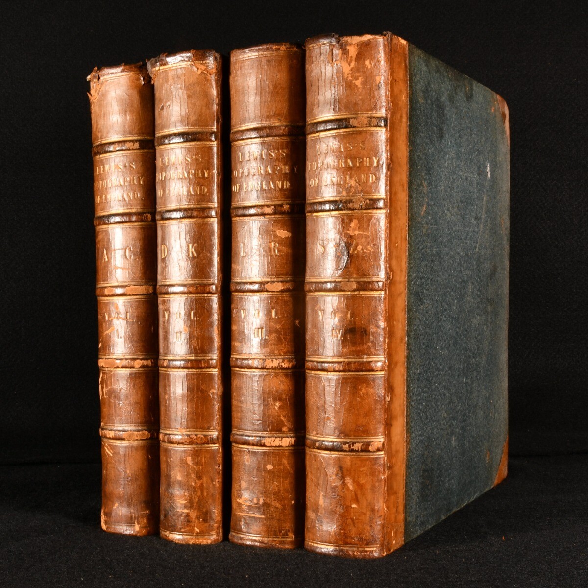 1831 4vol A Topographical Dictionary of England Folding Maps Samuel Lewis