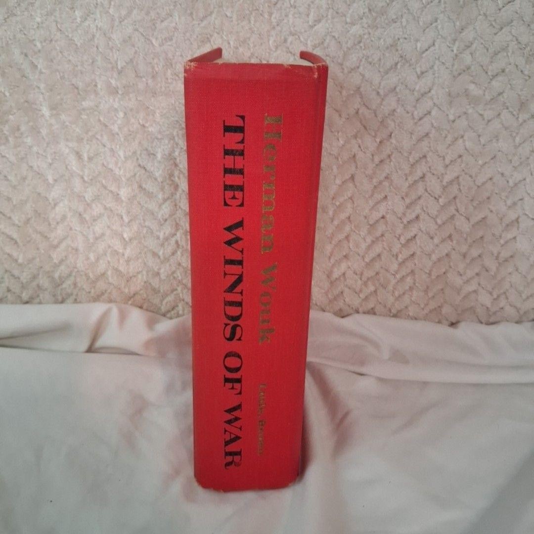The Winds Of War Herman Wouk 1971 Hardcover WWII Novel No Dust Jacket