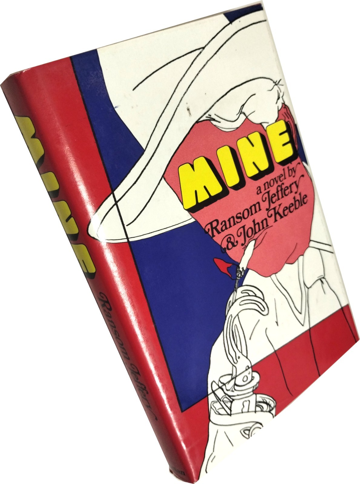 1974 SIGNED/INSCRIBED Novel MINE by Ransom Jeffery & John Keeble